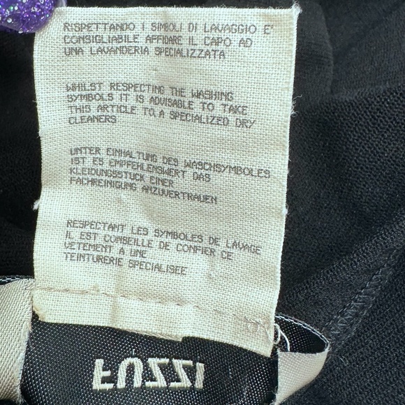 JEAN PAUL GAULTIER FUZZI BLACK WIDE LEG MESH PULL ON PANTS - Picture 8 of 8